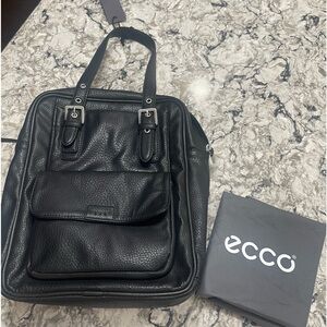 Ecco black tote bag new with tag
